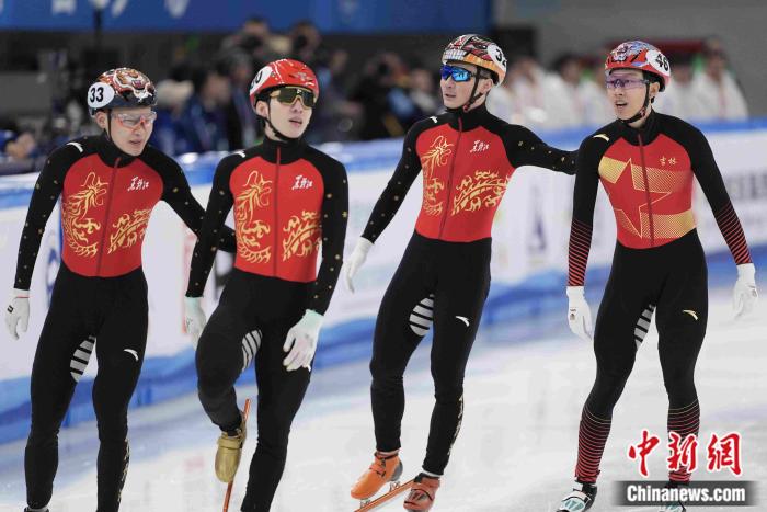 孙龙再夺短道速滑男子500米金牌 刘少昂任子威分