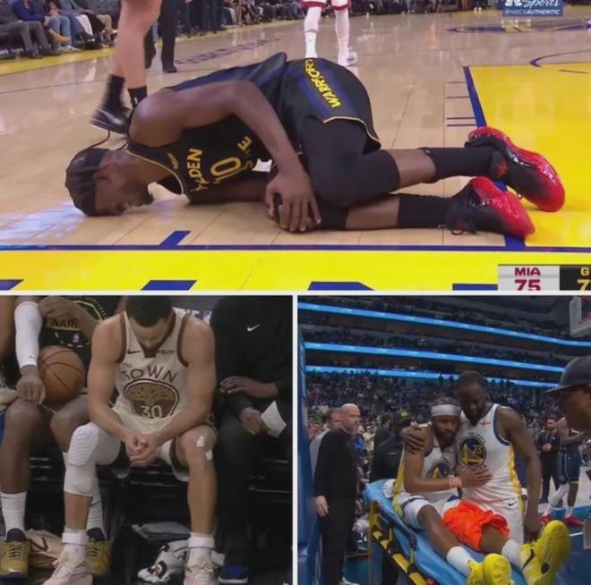 勇士双星重伤陷困境 穆迪膝盖重伤或赛季报销