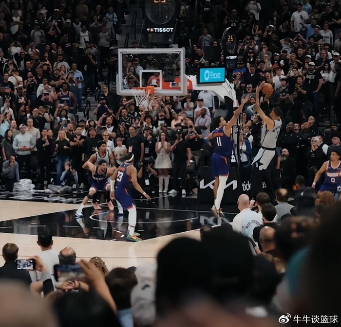 文班亚马1.1秒中投绝杀太阳 马刺传承GDP密码