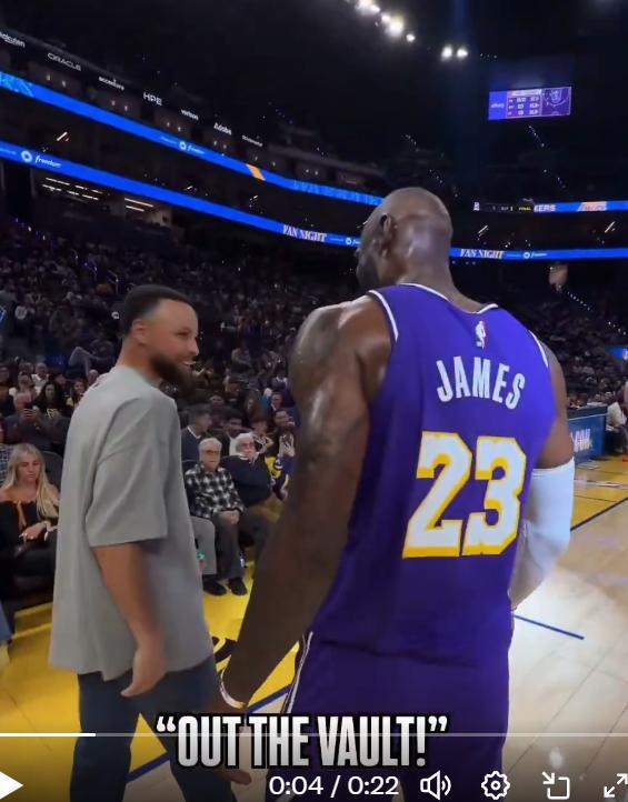 詹姆斯点赞库里穿其签名鞋 湖人残阵首胜引热议